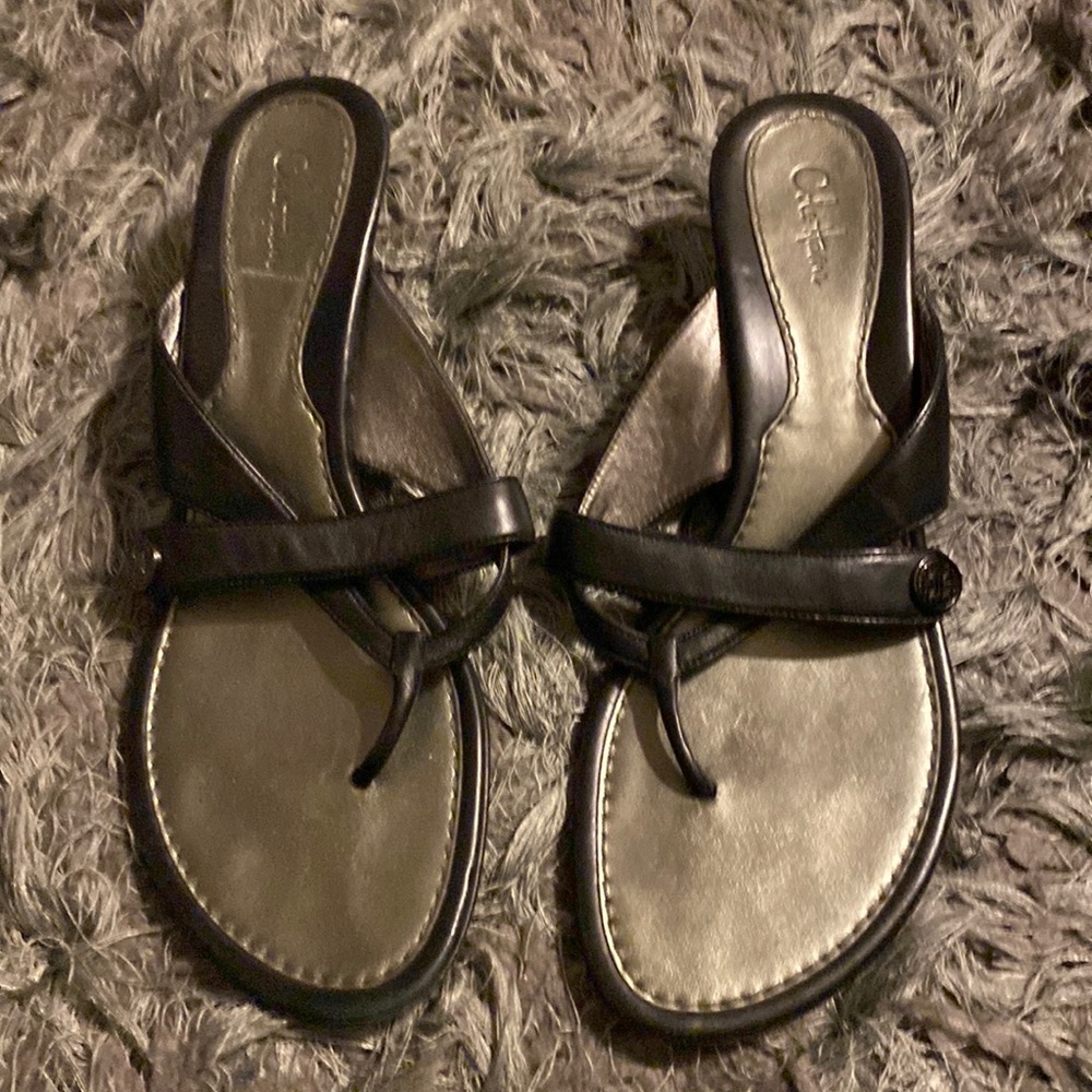 Used, leather Coke Haan sandals. Size 11 and true to size
